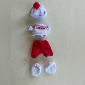 Disney nuiMOs Christmas Outfit Sweater Hat Pants Shoes Holiday Doll Clothes
